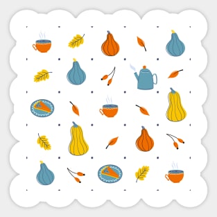 Autumn pattern Sticker